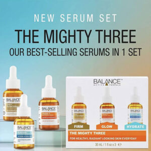 پک 3 عددی سرم پوستی بالانس مدل the mighty 3 serum set